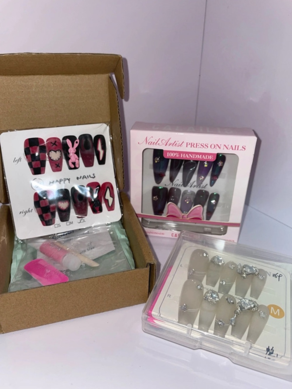 Handmade Press-On Nails Set -